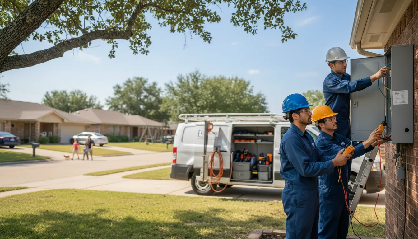 Certified electrician providing emergency electrical services in Tecumseh, KS